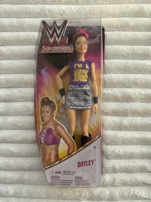 WWE Bayley Superstars Doll Mattel DAMaged box Please look at the pictures
