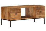 Coffee Table 90x45x40 cm Solid Mango Wood
