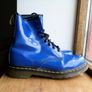 Dr Martens Blue Boots 1460W Size 6(39) Image 4