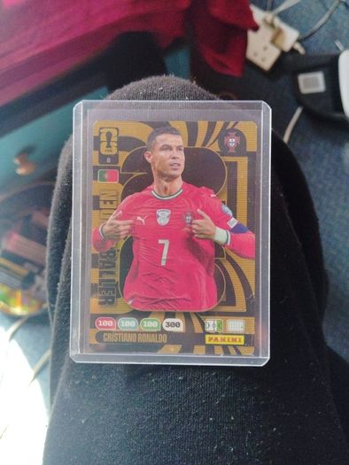 Christiano Ronaldo Golden Panini Card