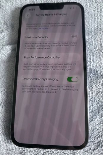 Iphone 13 pro 128 gb 85% battery