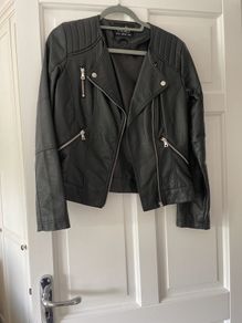 Faux leather jacket