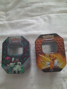 Empty pokemon tins