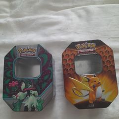 Empty pokemon tins