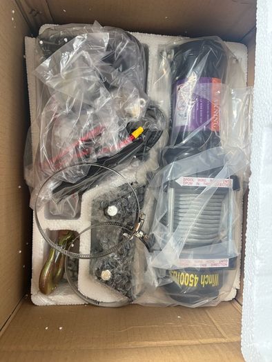 2 tone 4500 lbs 12V Electric Winch, IP55 Waterproof Off-Road Winch for Car/ATV/Boat/Trailer