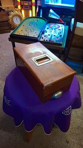 Vintage 1930's wooden shop cash register