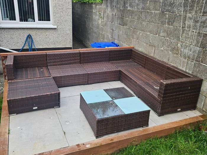 Rattan garden set