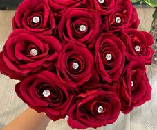 bridal flower bouquet, wedding flowers, bridesmaids bouquets, arrangements