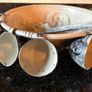 Halloween punch bowl with ladle and 6 cups Image 6