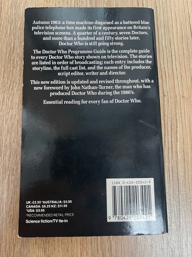 Doctor Who: The Programme Guide (Jean Marc Lofficier)