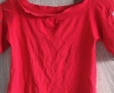 Red crop top fits Xs s