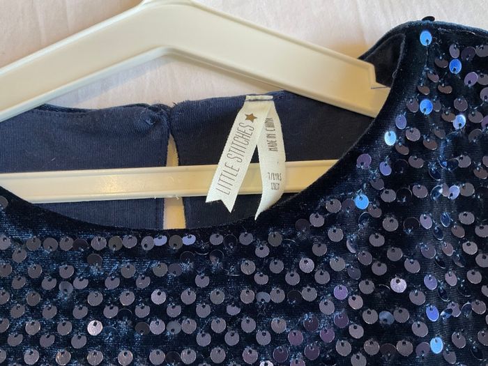 Perfect party occasion dress Stunning sequin dress navy Little Stitches 7 8