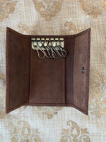 Genuine Leather key ring - brand new