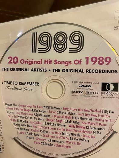 Birthday CD 1989