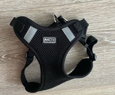 AniOne mesh black harness 32-46cm