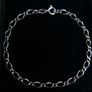 Vintage Sterling Silver 925 Chain Bracelet 7,4" - 2,9g Image 2