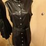 Women's Leather Reduced Dress Nwt Size 16 Image 3
