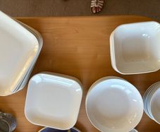 Kitchen utensils and bed linen