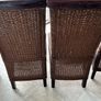 Set of 4 Woven Rattan Dining Chairs Image 3