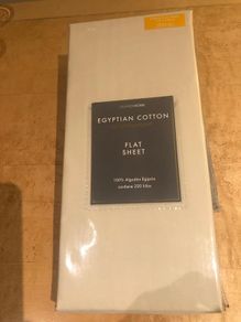 Dunnes Stores Egyptian Cotton SINGLE bed sheet