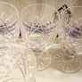 Five Vintage Waterford Crystal Claret Glasses Image 2