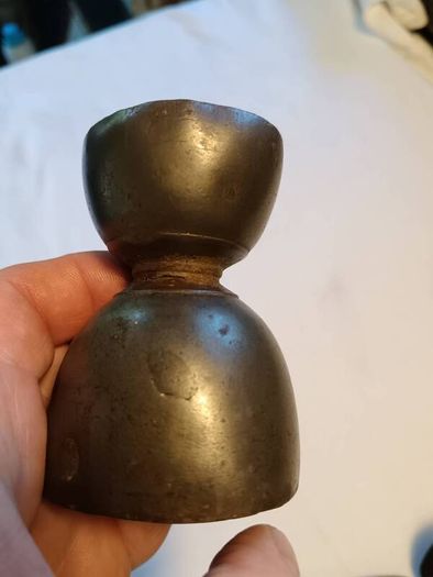 Irish Georgian Double Ended Pewter Drinks Measure