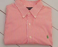Ralph Lauren mens striped long sleeve shirt XL size