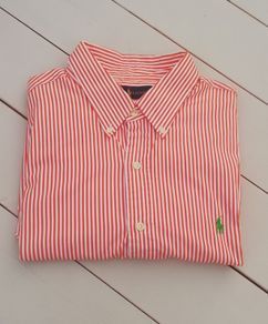 Ralph Lauren mens striped long sleeve shirt XL size