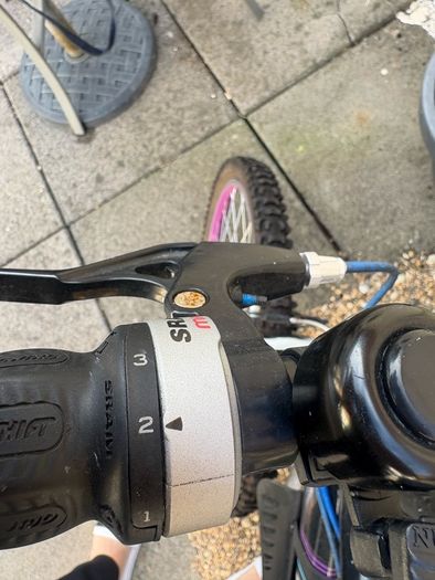 girls bike barely used. 18 gears . Immaculate condition like new . Unwanted gift .