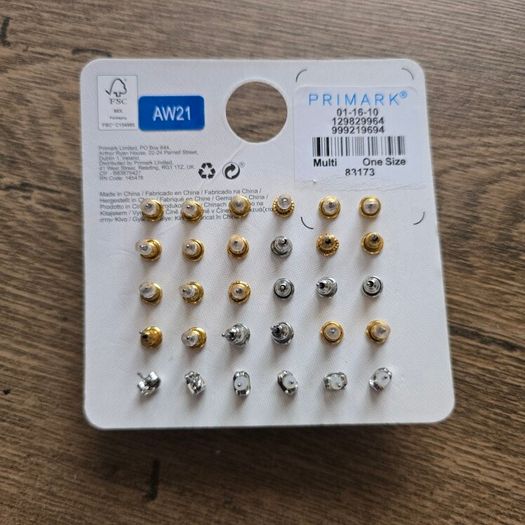 Earrings never worn
