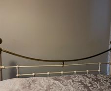 Beautiful double bed with mattress
