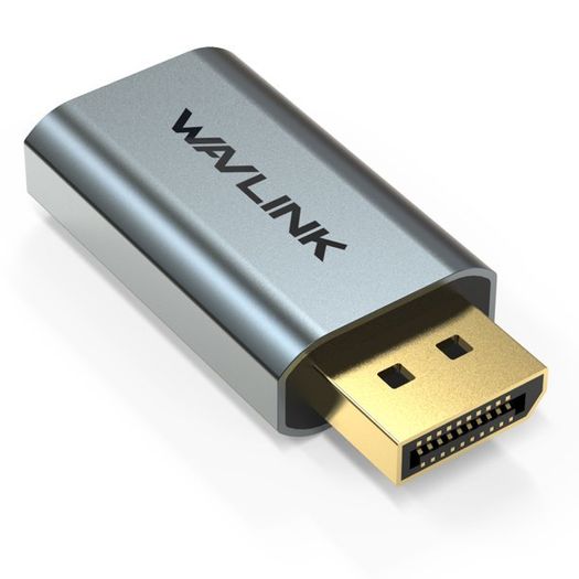 Wavlink Premium Active DisplayPort (Male) to HDMI (Female) UHD (4K@60Hz) (Aluminum Alloy/Gold Plated) Adapter (Brand New/Warranty)