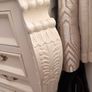 French hand carved solid wooden dresser Image 3
