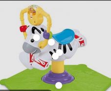 Fisher Price Bounce and Spin Zebra