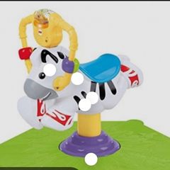 Fisher Price Bounce and Spin Zebra