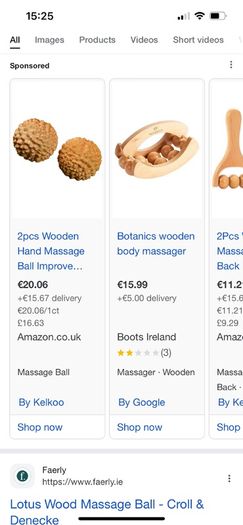 massage wood balls