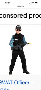 Kids SWAT costume