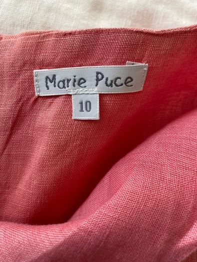 Pink Linen Dress from Marie Puce