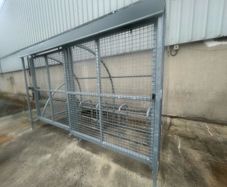 Galvaized bike shed