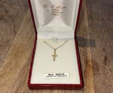 9 Carat Gild Cross necklace