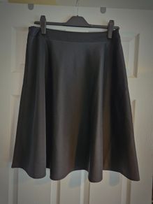 Black Scuba Skirt. Size 14. New