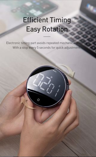 LED Digital Kitchen Timer For Cooking Shower Study Stopwatch Alarm Clock Magnetic Electronic Cooking Countdown Time Timer
