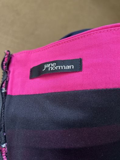 Jane Norman pink and black zipped top/tunic