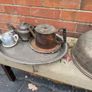 Old Silverplate and Copper Pieces Image 4
