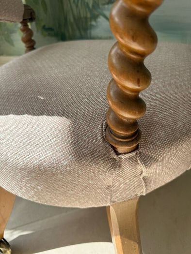 Antique Victorian, Hindley & sons armchair.