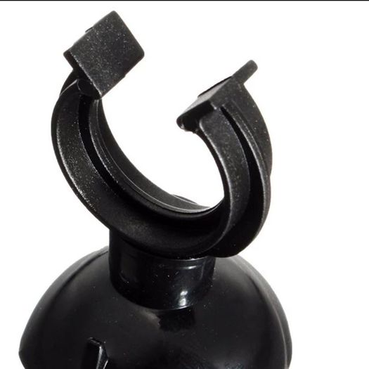 Suction cup with hose holder 12/16mm
