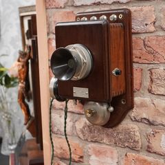 Antique Hunningscone Wall Telephone