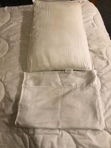 Microfibre pillow & pillowcase