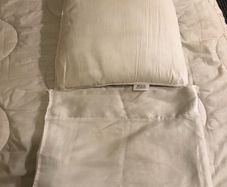 Microfibre pillow & pillowcase