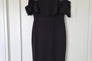 Black bardot dress